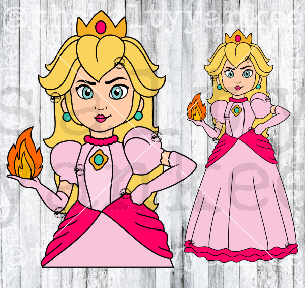 Game Princess Svg And Png File Download Downloads