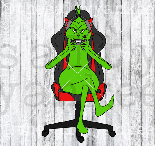 Gamer Grinch Svg And Png File Download Downloads