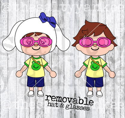 Gaming Character With Removable Hat And Glasses Svg Png File Download
