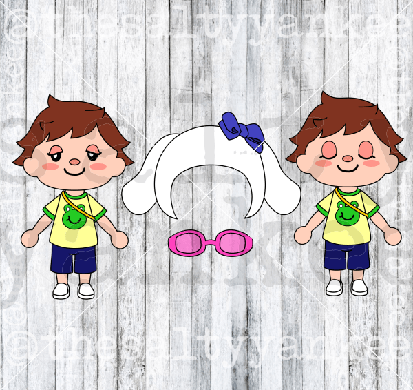 Gaming Character With Removable Hat And Glasses Svg Png File Download