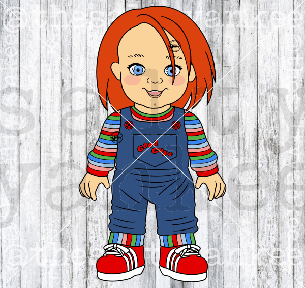 Good Guy Chucky The Doll Horror Movie Inspired Svg And Png File Download Downloads