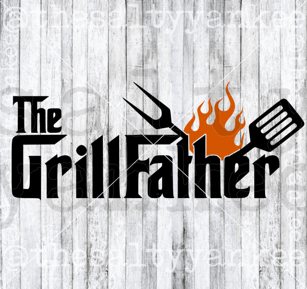 Grillfather SVG and PNG File Download – The Salty Yankee