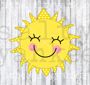 Happy Face Sun Svg And Png File Download Downloads