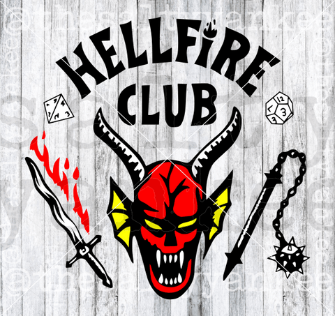 Hell Fire Fantasy Club Svg And Png File Download Downloads