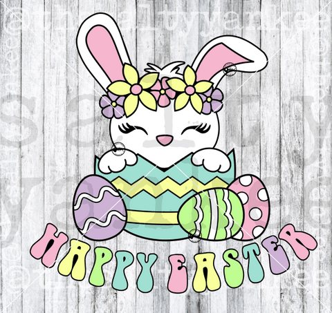 Hippie Bunny Easter Svg And Png File Download Downloads