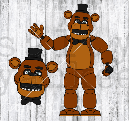 Horror Bear Svg And Png File Download
