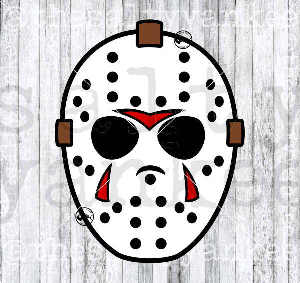 Horror Mask SVG and PNG File Download – The Salty Yankee