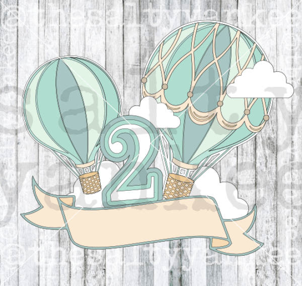 Hot Air Balloon Cake Topper - Decorated Cake by Tammy - CakesDecor