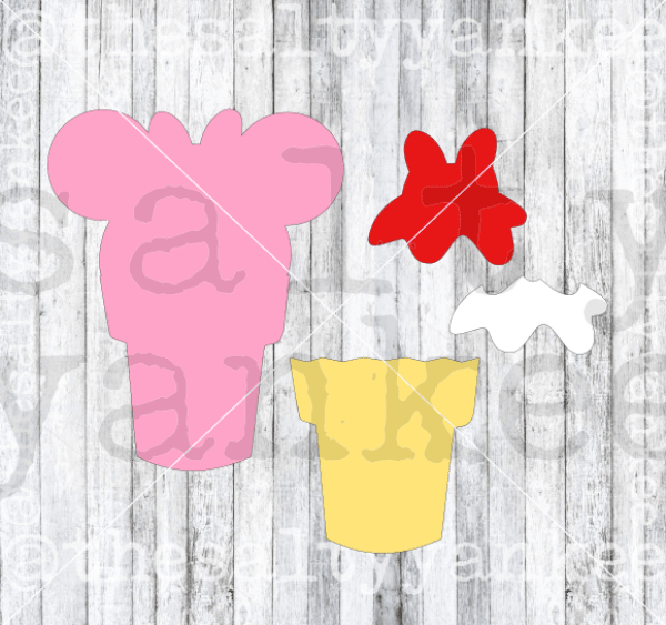 Ice Creams With Bows Clipart Layered Svg And Png File Download