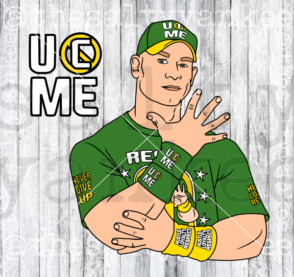 John Cena Svg And Png File Download Downloads