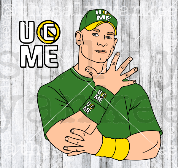 John Cena Svg And Png File Download Downloads
