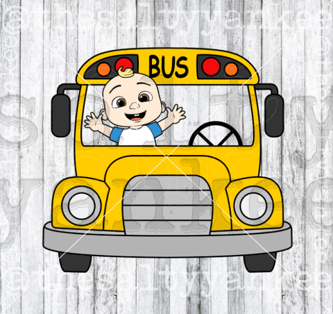 Kids Program Inspired School Bus Front Facingsvg And Png File Download Svg Downloads