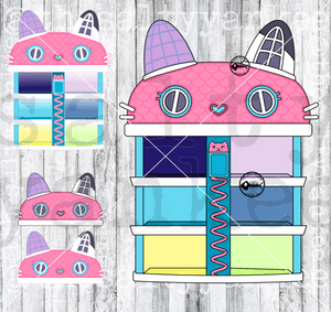 Kitty Cat Dollhouse Svg And Png File Download