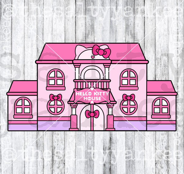 Kitty House Svg And Png File Download Downloads