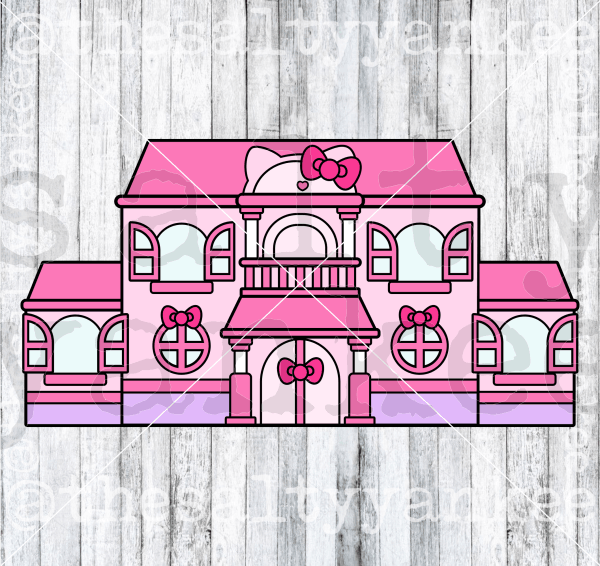 Kitty House Svg And Png File Download Downloads