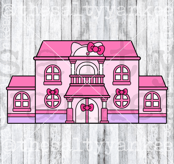 Kitty House Svg And Png File Download Downloads
