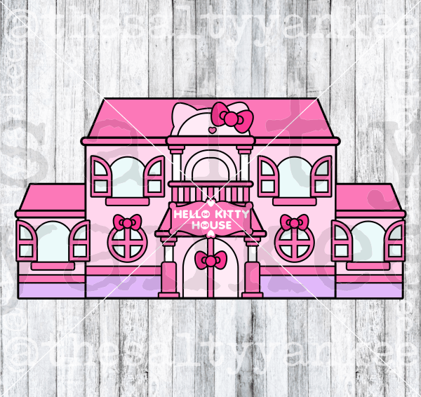 Kitty House Svg And Png File Download Downloads