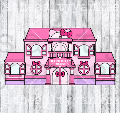 Kitty House Svg And Png File Download Downloads