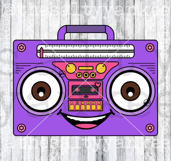 Luli Pampin Boom Box Radio Svg And Png File Download Downloads