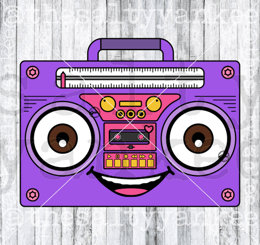 Luli Pampin Boom Box Radio Svg And Png File Download Downloads