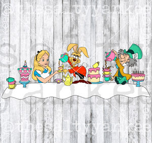 Mad Tea Party Svg And Png File Download Downloads