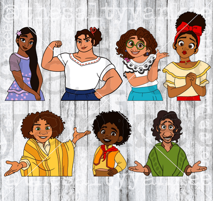 Madrigal Family Bundle Svg And Png File Download Downloads