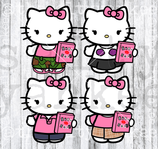 Mean Kitties Bundle Svg And Png File Download Downloads