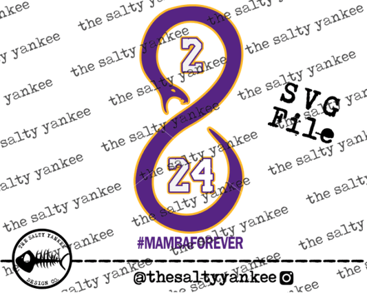 Memorial Mamba Forever Basketball Inspired Svg And Png File Download Downloads