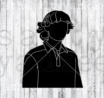 Minimalist Strange Kid Svg And Png File Download Downloads