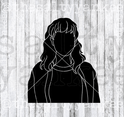 Minimalist Strange Kid Svg And Png File Download Downloads