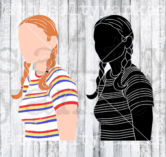 Minimalist Strange Kid Svg And Png File Download Downloads