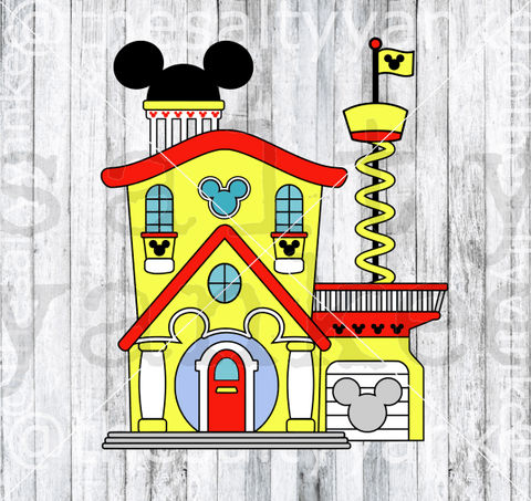 Mixed Up House Svg And Png File Download Downloads
