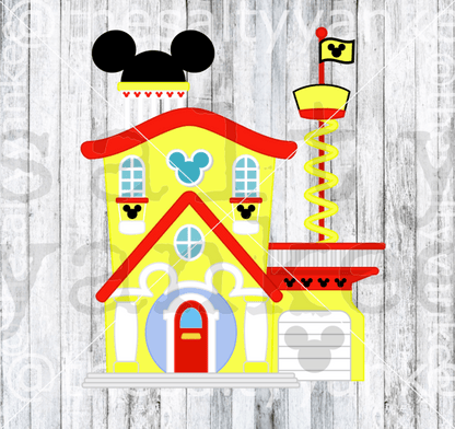 Mixed Up House Svg And Png File Download Downloads