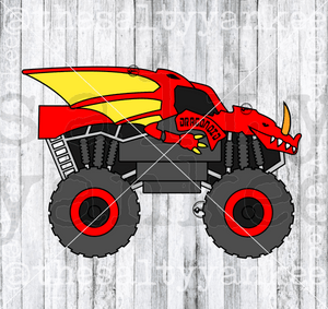 Monster Truck Svg And Png File Download Downloads