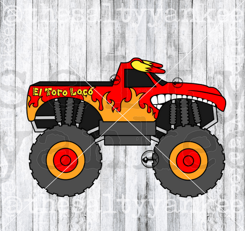 Monster Truck Svg And Png File Download Downloads