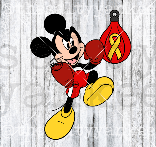Boxing Mickey Mouse 