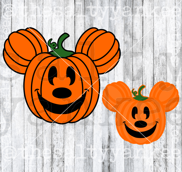 Mouse Pumpkin Svg And Png File Download Downloads