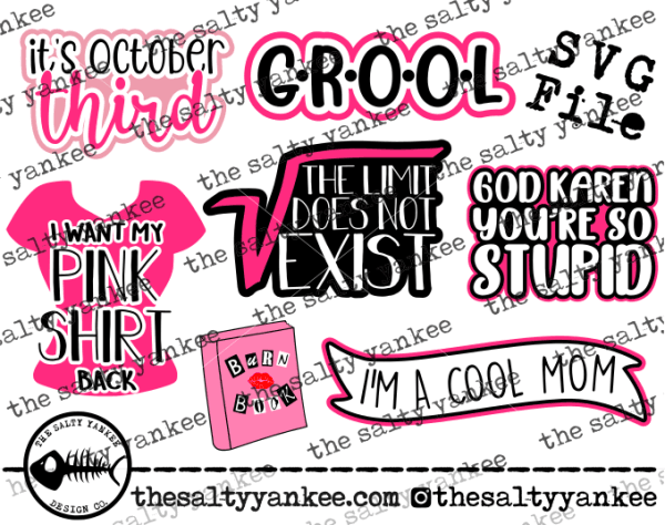 New Mean Girls Inspired Movie Quotes Svg And Png File Download Downloads