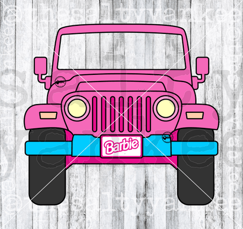 Pink Doll Sporty Vehicle Svg And Png File Download Downloads