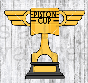 Piston Cup Trophy Svg And Png File Download Downloads