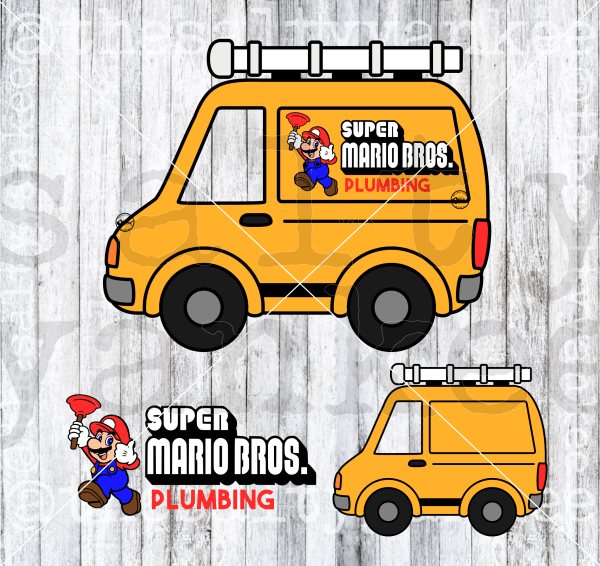 Plumbing Brothers Van Svg And Png File Download Downloads