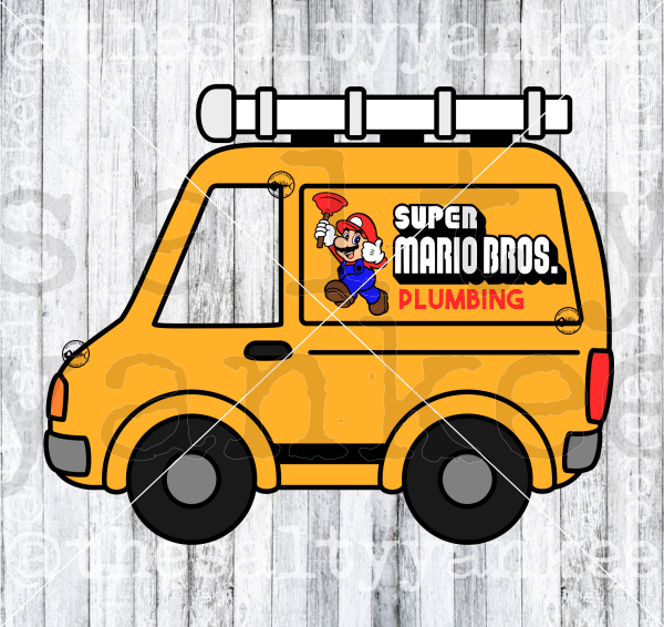Plumbing Brothers Van Svg And Png File Download Downloads