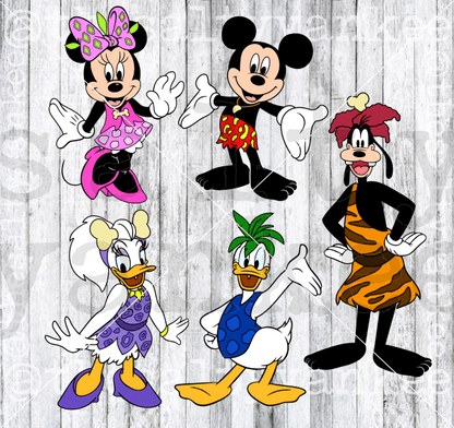 Prehistoric Mouse Friends Bundle Svg And Png File Download Downloads