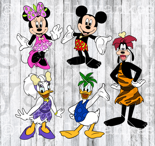 Prehistoric Mouse Friends Bundle Svg And Png File Download Downloads