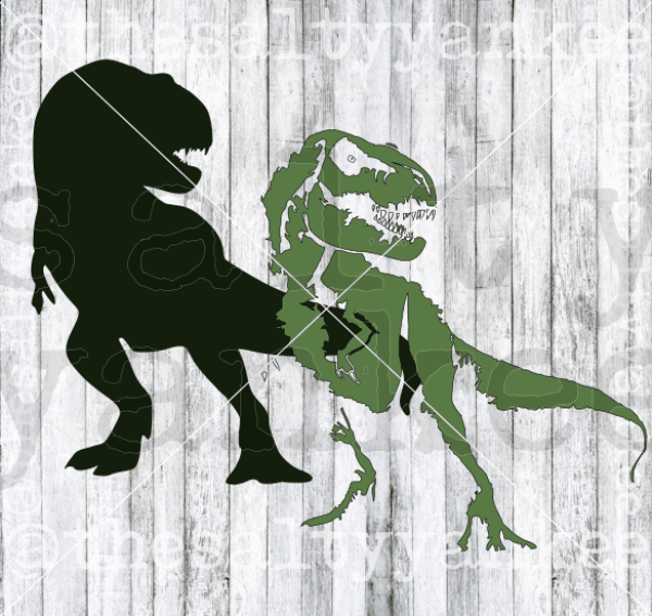 Realistic Dinosaur T Rex Tyrannosaurus Svg And Png File Download Downloads