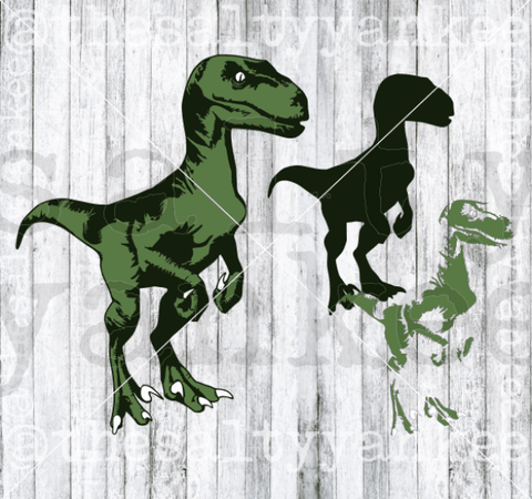 Realistic Dinosaur Velociraptor Raptor Svg And Png File Download Downloads