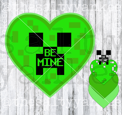 Retro Video Game Be Mine Valentines Day Svg And Png File Download