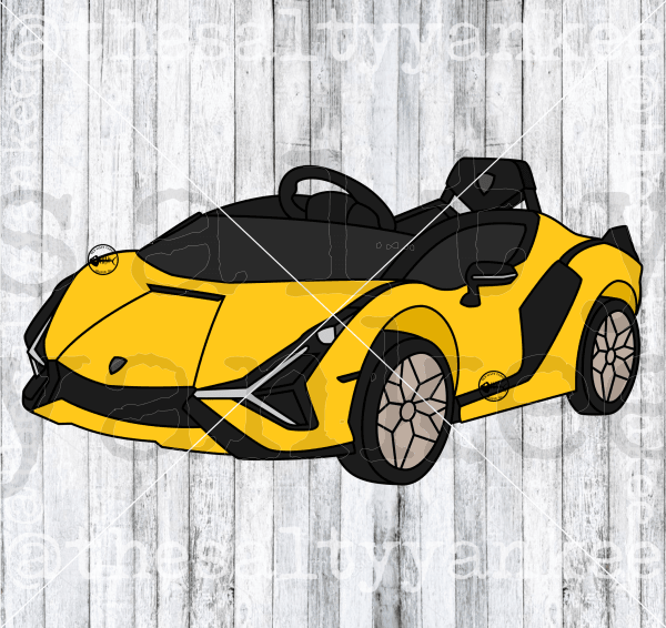 Ride On Toy Luxury Car Svg And Png File Download Downloads