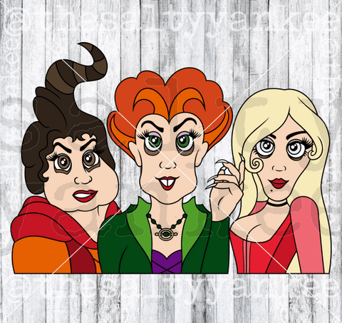 Sanderson Sisters Halloween Svg And Png File Download Downloads