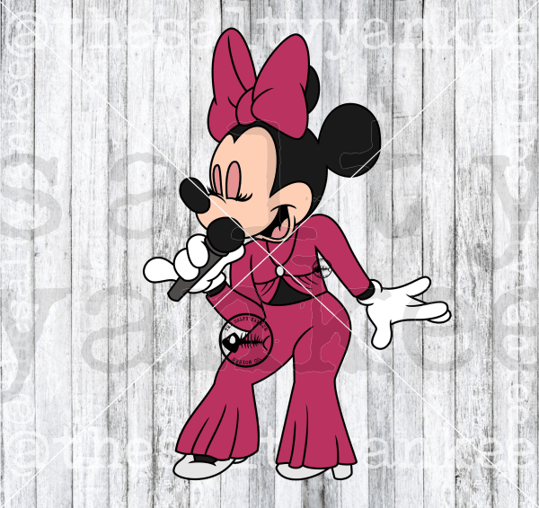 Selena Mouse Singing SVG and PNG File Download The Salty Yankee